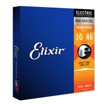 Encordoamento 010 Elixir Light Nanoweb para Guitarra
