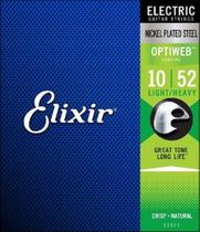 Encordoamento 010 Light Heavy Guitarra Optiweb Elixir