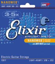 Encordoamento 010 Light Heavy Para Guitarra Elixir