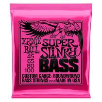 Encordoamento 045-100 Baixo 4 Cordas Super Ernie Ball Niquel Encordoamento 045-100 Baixo 4 Cordas Super Ernie Ball Niquel