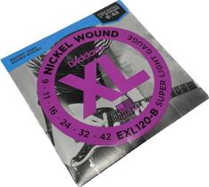 Encordoamento 09 Cordas para Guitarra Nickel Wound EXL120-B Tensão Super Light (leve)