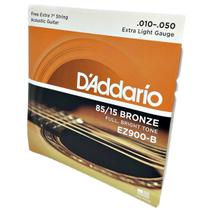 Encordoamento 10-50 D'Addario Original Aço Violão EZ900-B - Daddario (original)