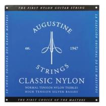 Encordoamento Augustine Classic Blue para Violão de Nylon em Tensão Média(Cordas Agudas) e Tensão Pesada(Cordas Graves)