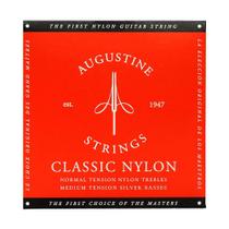 Encordoamento Augustine Classic Red NT Nylon Trebles MT Silver Basses - Nylon Encordoamento Augustine Classic Red NT Nylon Trebles MT Silver Basses - Nylon