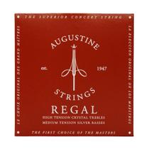Encordoamento Augustine Regal Red HT Crystal Trebles MT Silver Basses - Nylon Encordoamento Augustine Regal Red HT Crystal Trebles MT Silver Basses - Nylon
