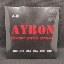 Encordoamento Ayron Para Guitarra 010-042 de Aço A-10