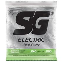 Encordoamento baixo 4 cordas 040 SG jogo corda extra light Encordoamento baixo 4 cordas 040 SG jogo corda extra light