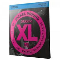 Encordoamento Baixo 4 Cordas .045-.100 Xl Nickel Exl170 d Addario