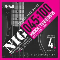 Encordoamento Baixo 4 Cordas 045 NIG N740