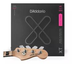 Encordoamento Baixo 4 Cordas Daddário XT 45/100