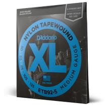 Encordoamento Baixo 5C .050 D'Addario XL TAPEWOUNDETB92-5 Encordoamento Baixo 5C .050 D'Addario XL TAPEWOUNDETB92-5