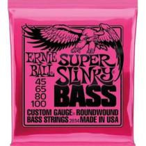 Encordoamento Baixo Ernie Ball 4 Cordas 045-100 Super Slink 2834