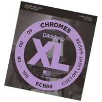 Encordoamento baixo Flatwound Daddario 4 cordas 040 ECB84 Encordoamento baixo Flatwound Daddario 4 cordas 040 ECB84