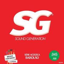 Encordoamento Baixolão 4c 045 Bronze Fosforo - SG