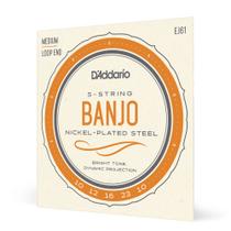 Encordoamento Banjo 5C D Addario Nickel Plated Steel EJ61 Encordoamento Banjo 5C D Addario Nickel Plated Steel EJ61