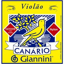 Encordoamento Canrio Nylon ViolÆo c/ Bolinha GENWB Giannini