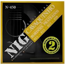 Encordoamento Cavaquinho Cavaco Nig N450 "011. Kit 2 jogos PR2N450L