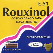 Encordoamento Cavaquinho Pesada Rouxinol Inox Niquel Bolinha E51