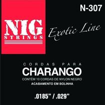 Encordoamento Charango NIG Nylon Preto Bolinha N307 Encordoamento Charango NIG Nylon Preto Bolinha N307