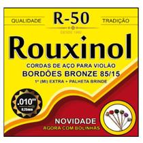 Encordoamento Corda Aço Violao Rouxinol R50 Acab Bolinhas Encordoamento Corda Aço Violao Rouxinol R50 Acab Bolinhas