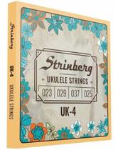 Encordoamento Corda de Ukulele Soprano Strinberg UK4S