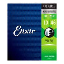 Encordoamento corda elixir guitarra 010 optiweb 19052