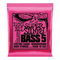Encordoamento corda ernie ball baixo 5 cordas 040-125 2824 Encordoamento corda ernie ball baixo 5 cordas 040-125 2824