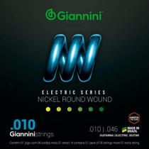 Encordoamento Corda Guitarra Giannini Nickel Round Wound 010 Encordoamento Corda Guitarra Giannini Nickel Round Wound 010