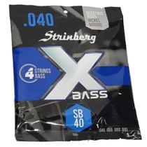 Encordoamento Corda para Contra Baixo 4 Cordas 0.40 Strinberg SB40 Nickel Wound