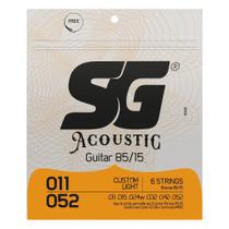 Encordoamento corda sg violão 0.11 aco bronze 85/15 6686