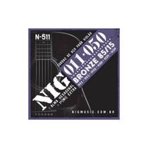 Encordoamento Corda Violão Aço Nig Fósforo Bronze 0.11