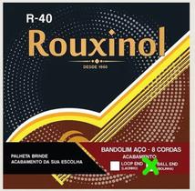 Encordoamento Cordas Aço Bandolim com Bolinha Rouxinol R40BE Encordoamento Cordas Aço Bandolim com Bolinha Rouxinol R40BE