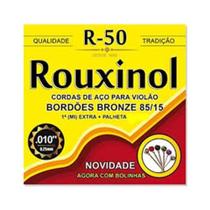 Encordoamento Cordas de Aço para Violão Rouxinol R50