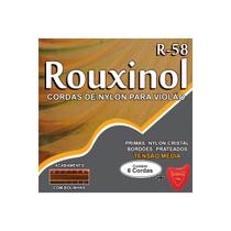Encordoamento Cordas Violão Nylon Média Rouxinol R58 Bolinha