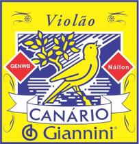 Encordoamento Cordas Violão Nylon Médio Giannini Canário