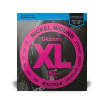 Encordoamento D'addario Baixo EXL 170-6 XL Nickel Round Woun
