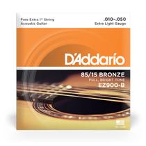 Encordoamento D'addario EZ900B .010 para Violão Aço