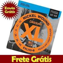 Encordoamento D'addario Para Guitarra 010 Mi Extra Exl110b