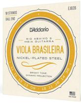 Encordoamento D'addario Viola Caipira EJ82B Rio Abaixo E Meia Guitarra