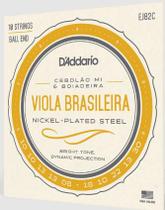 Encordoamento D'addario Viola Caipira EJ82C Cebolão Mí ou Boiadeira