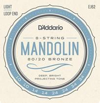 Encordoamento DAddario Mandolin EJ62 Ligth - Daddario Encordoamento DAddario Mandolin EJ62 Ligth - Daddario