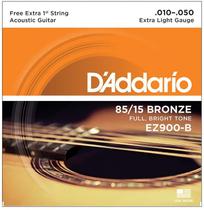 Encordoamento Daddario Violão Aço Bronze 010-050 EZ900B