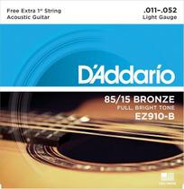 Encordoamento Daddario Violão Bronze 0.11 Ez910-b