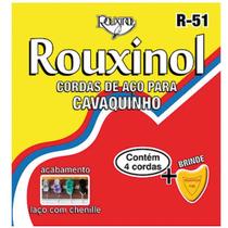 Encordoamento de Aço para Cavaquinho Tradicional com Chenille R51 14286 - Rouxinol - Rouxinol