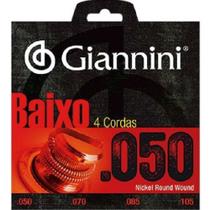 Encordoamento De Baixo 4 Cordas 0.050/0.105 GEEBRSX-4 - Giannini Encordoamento De Baixo 4 Cordas 0.050/0.105 GEEBRSX-4 - Giannini