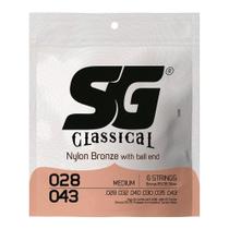 Encordoamento de nylon sg bronze
