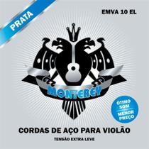 Encordoamento De Violão Aço 6 Cordas Emva10el Monterey