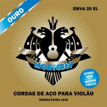 Encordoamento De Violão Aço 6 Cordas Emva20el Monterey Encordoamento De Violão Aço 6 Cordas Emva20el Monterey
