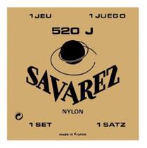 Encordoamento De Violão De Nylon Savarez 520j Super Alta