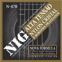 Encordoamento de Violão Nylon Alta Tensão Com Bolinha NIG N470